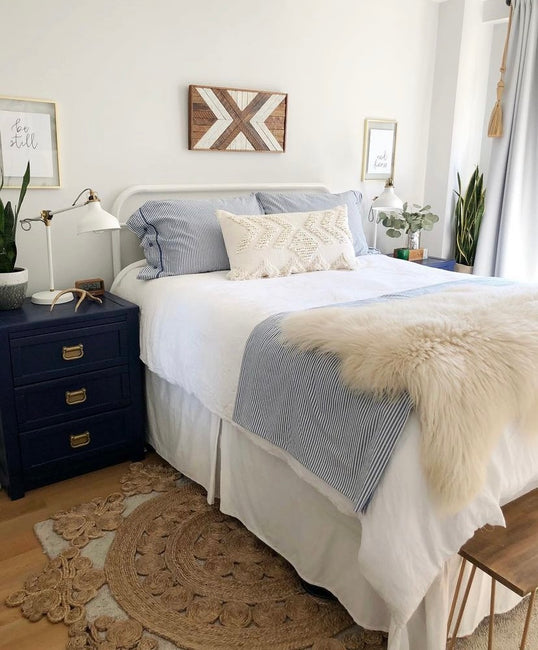 Bright Ivory Nursery Sheepskin