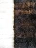 rug made from sheepskins 
