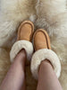 Terra slipper sheepskin minimalist footwear tan