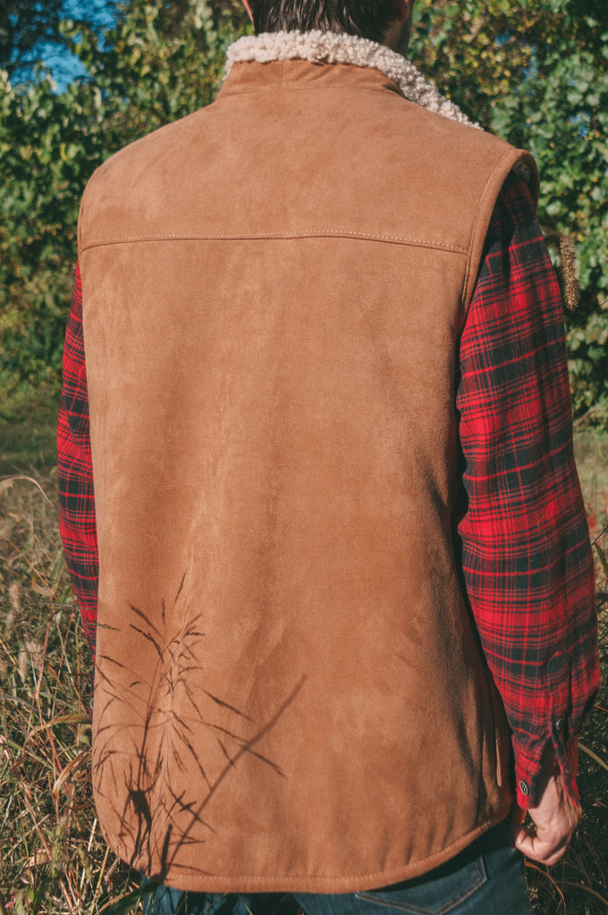 authentic sheepskin vest